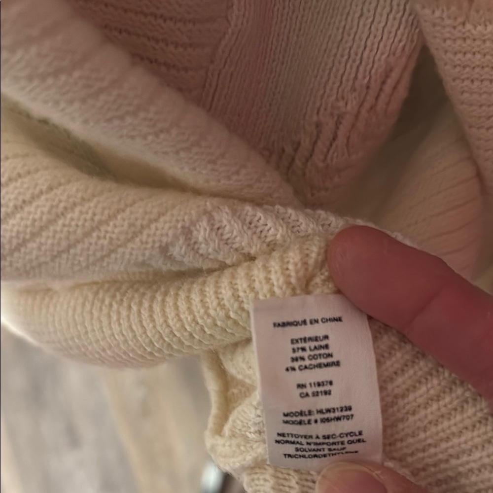 Helmut Lang Cream Women's Sweater size large - Picture 7 of 7